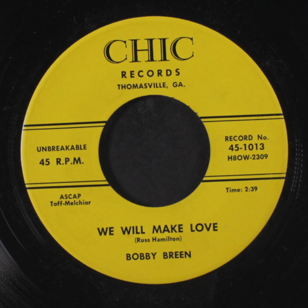we will make love / rainbow by BOBBY BREEN