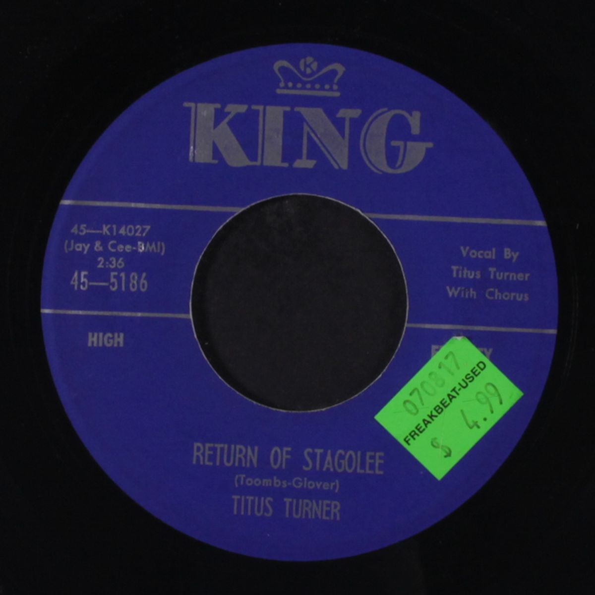 return of stagolee / answer me by TITUS TURNER