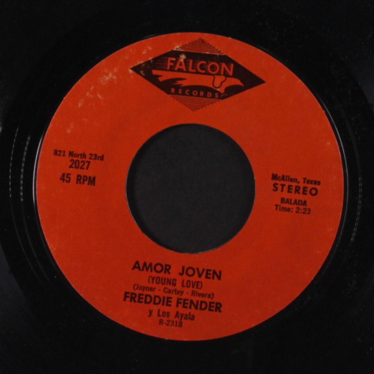 amor joven / quinto patio by FREDDIE FENDER Y LOS AYALA