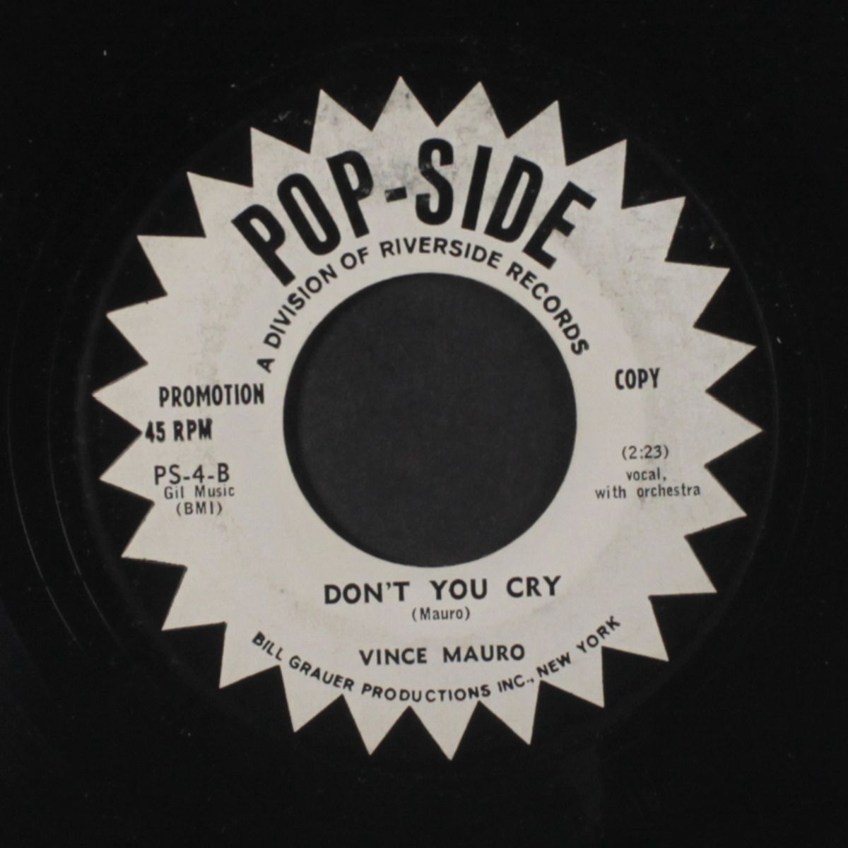 is you is or is you ain't my baby / don't you cry by VINCE MAURO