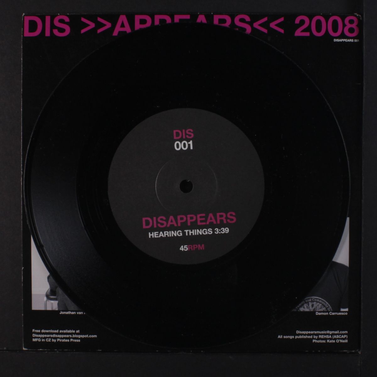 2008 by DISAPPEARS