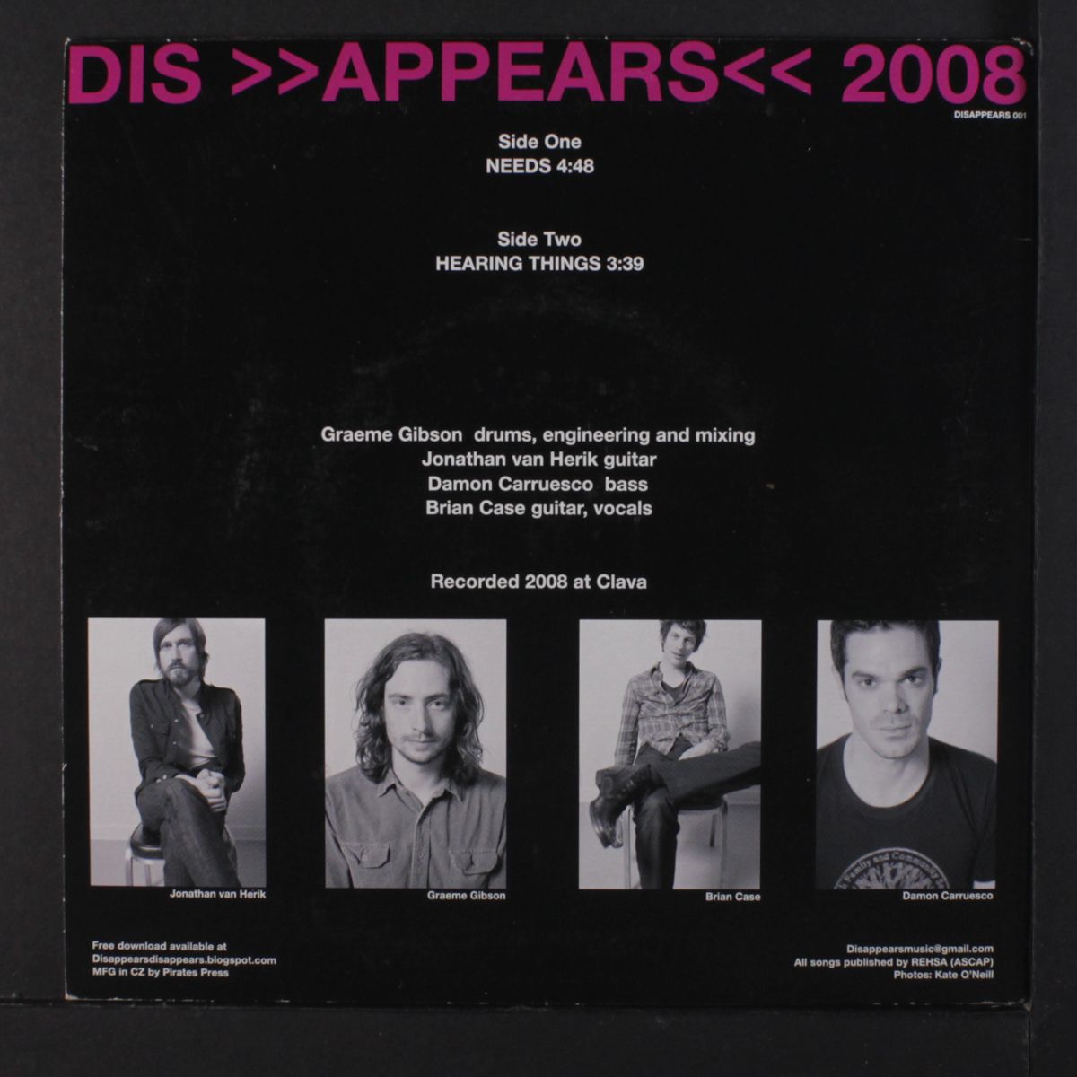 2008 by DISAPPEARS