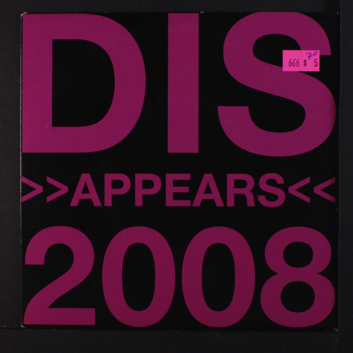 2008 by DISAPPEARS