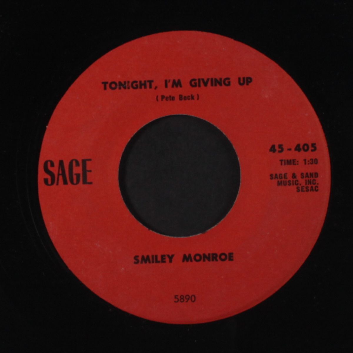 run, run, ya' son of a gun / tonight, i'm giving up by SMILEY MONROE