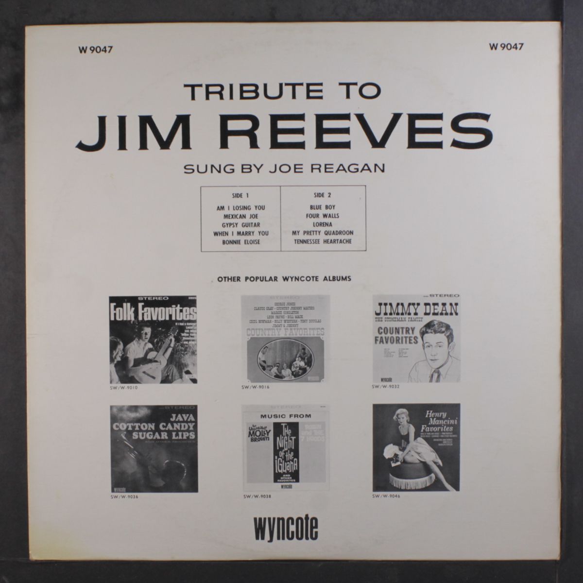 tribute to jim reeves by JIM REAGAN