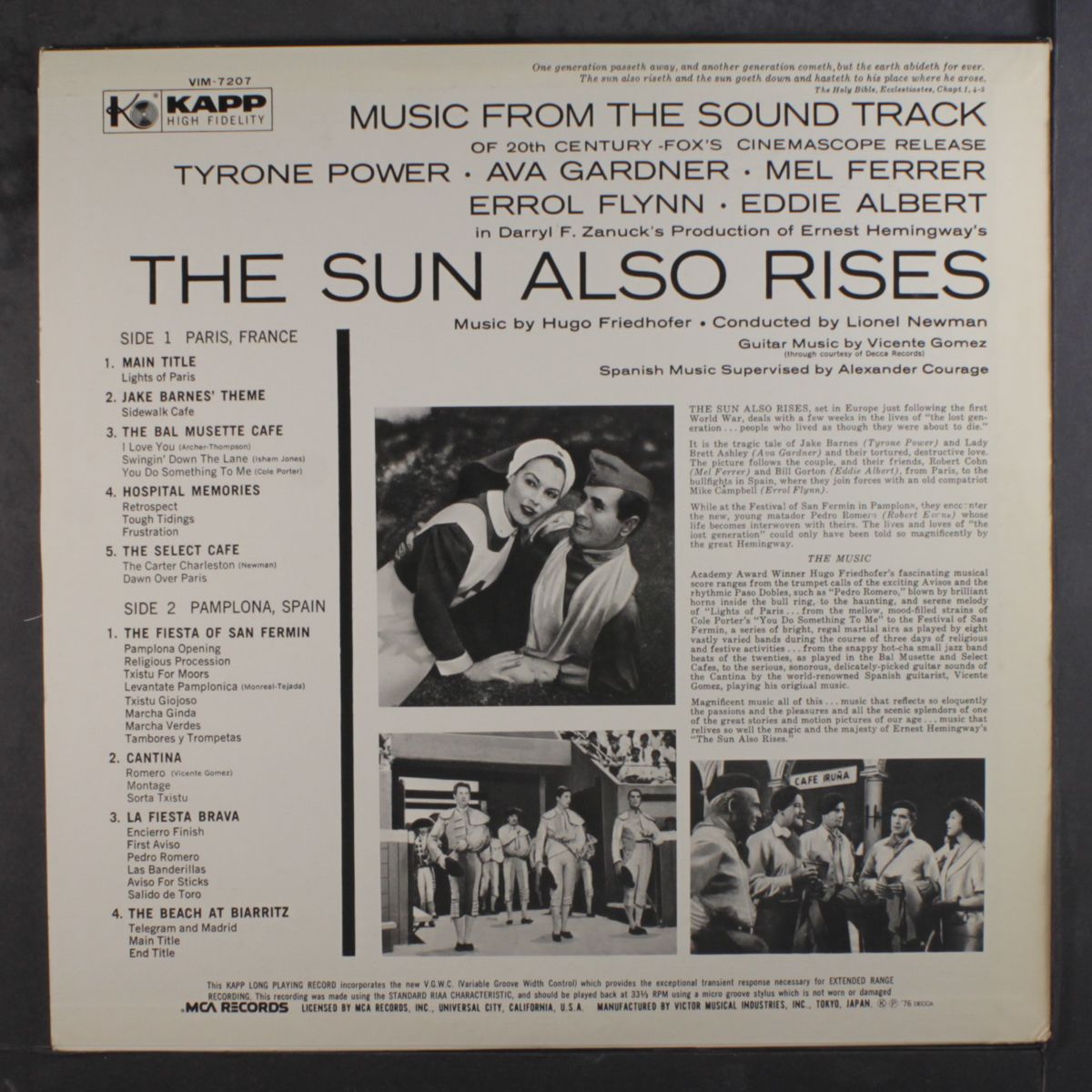 the sun also rises by SOUNDTRACK