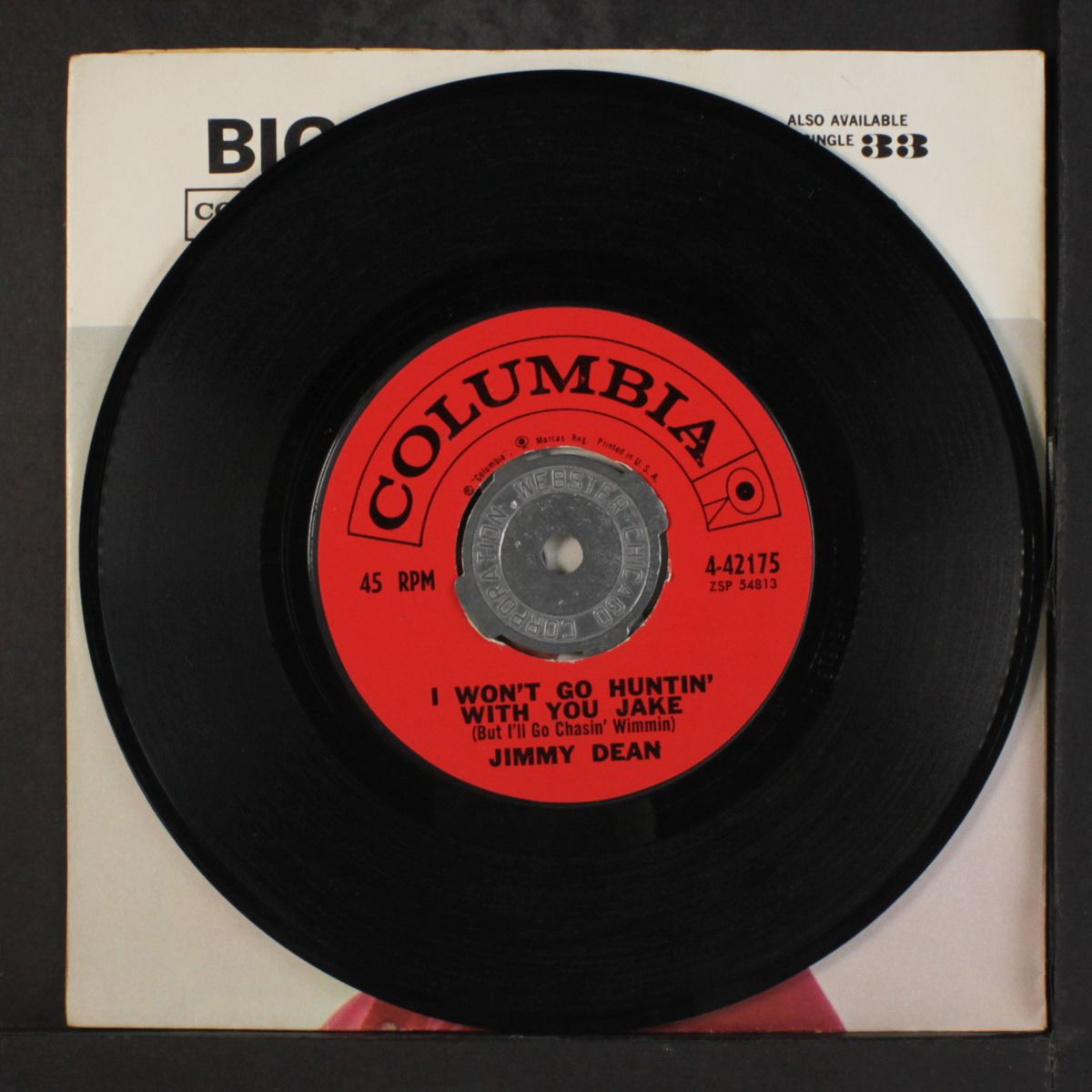 big bad john / i won't go huntin' with you jake by JIMMY DEAN