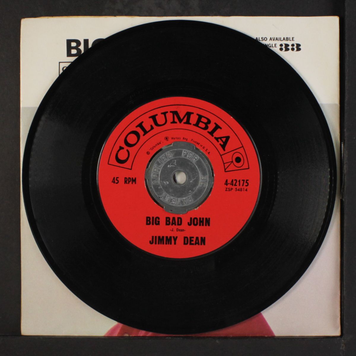 big bad john / i won't go huntin' with you jake by JIMMY DEAN
