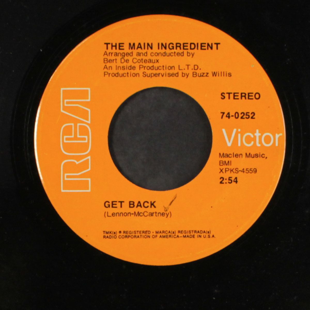 brotherly love / get back by MAIN INGREDIENT