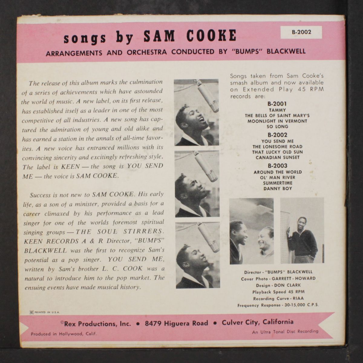 songs by, vol. 2 by SAM COOKE
