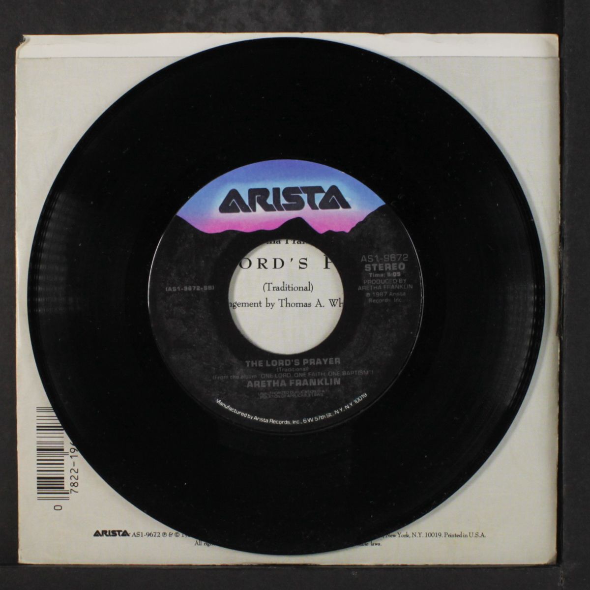 oh happy day / the lord's prayer by ARETHA FRANKLIN