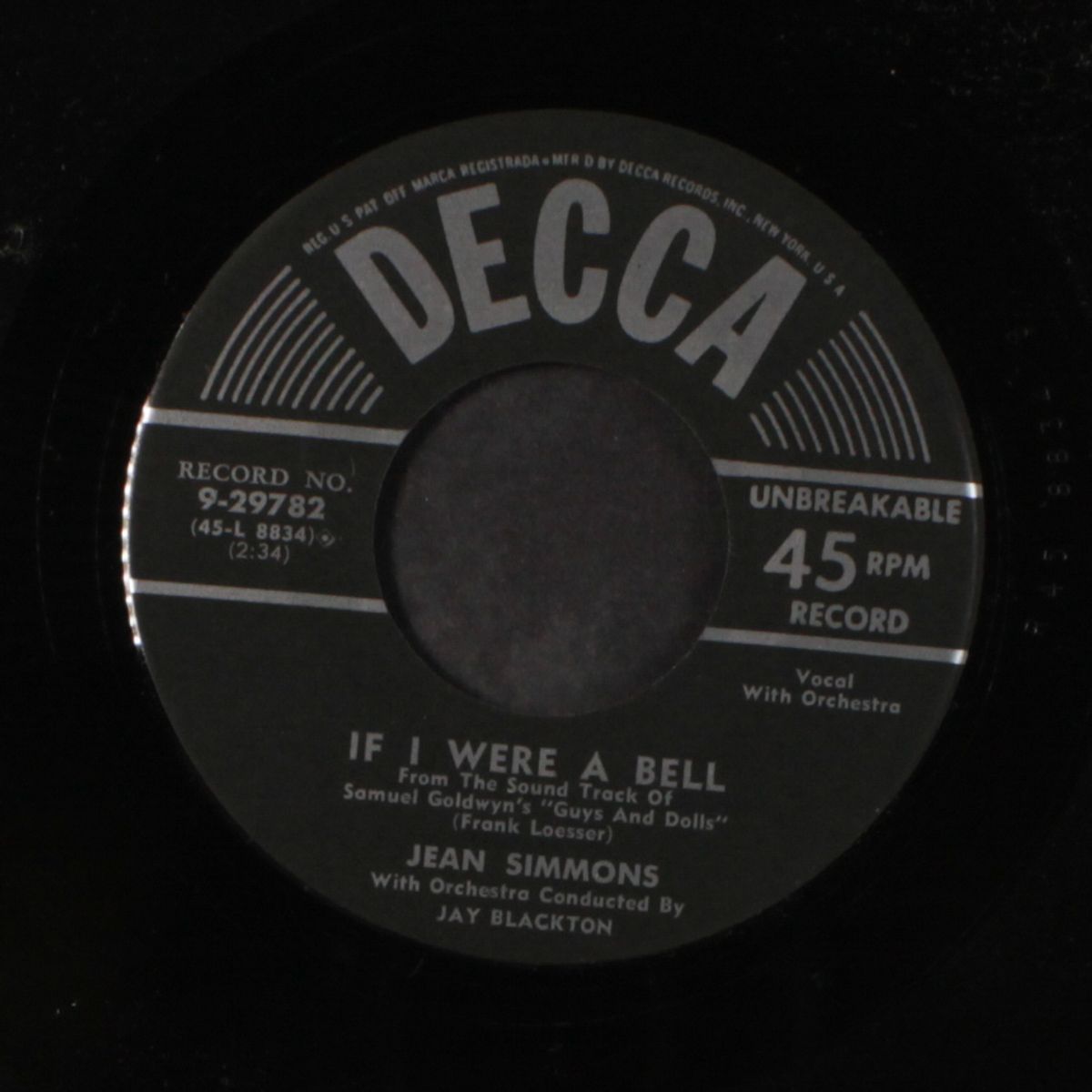 luck be a lady / if i were a bell by MARLON BRANDO / JEAN SIMMONS