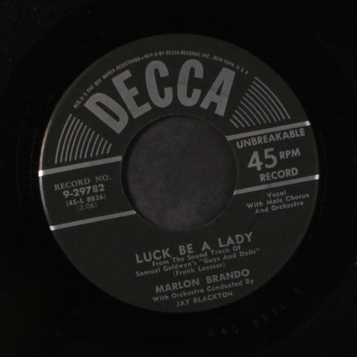 luck be a lady / if i were a bell by MARLON BRANDO / JEAN SIMMONS