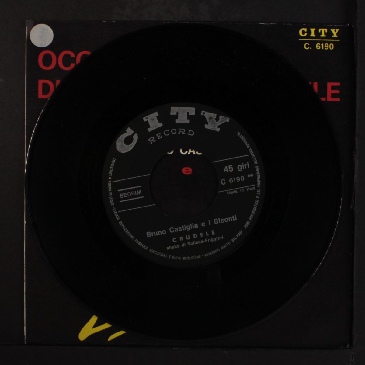 occhi di sole / crudele by BRUNO CASTIGLIA & I BISONTI