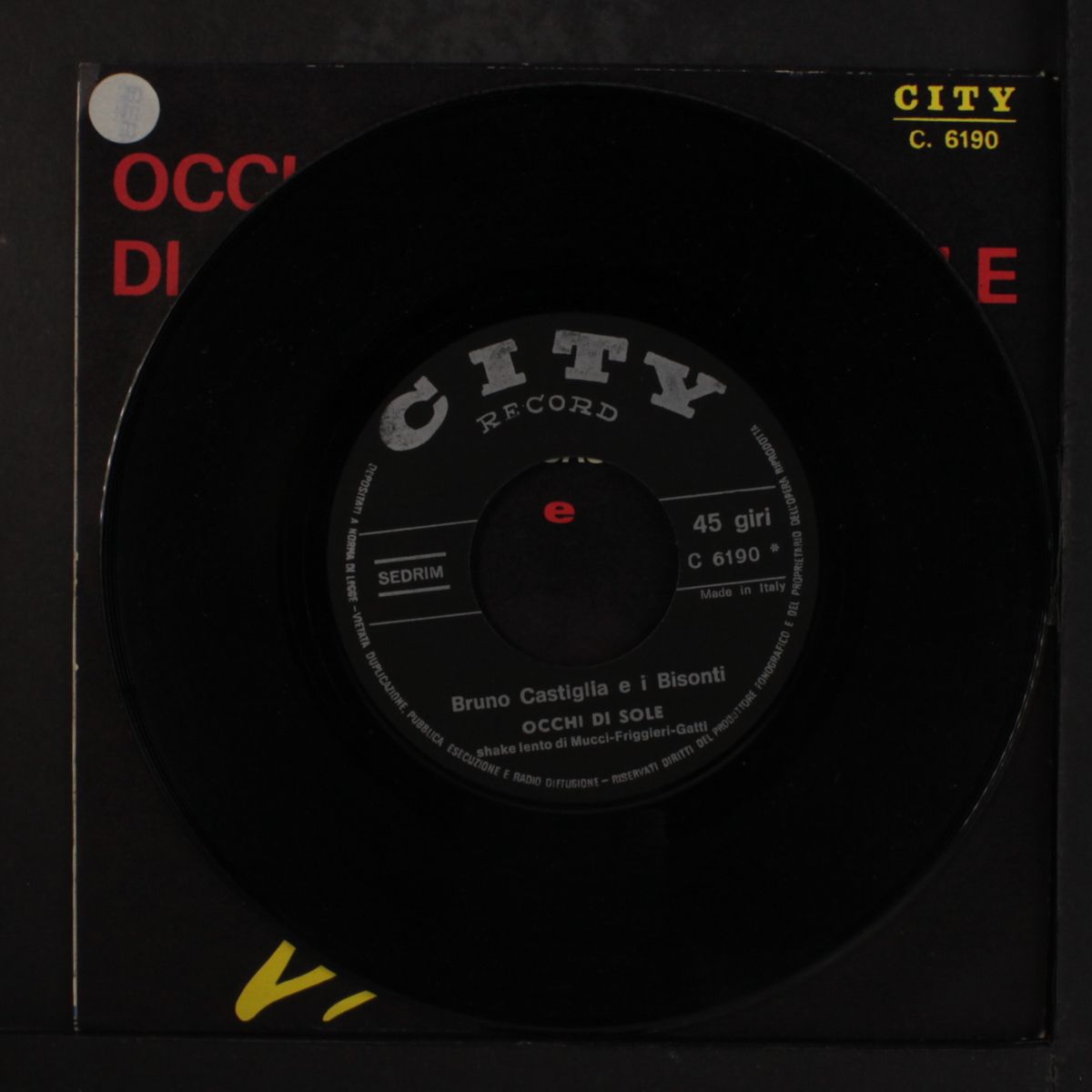 occhi di sole / crudele by BRUNO CASTIGLIA & I BISONTI