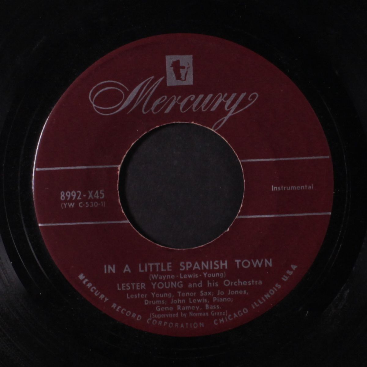in a little spanish town / 'deed i do by LESTER YOUNG