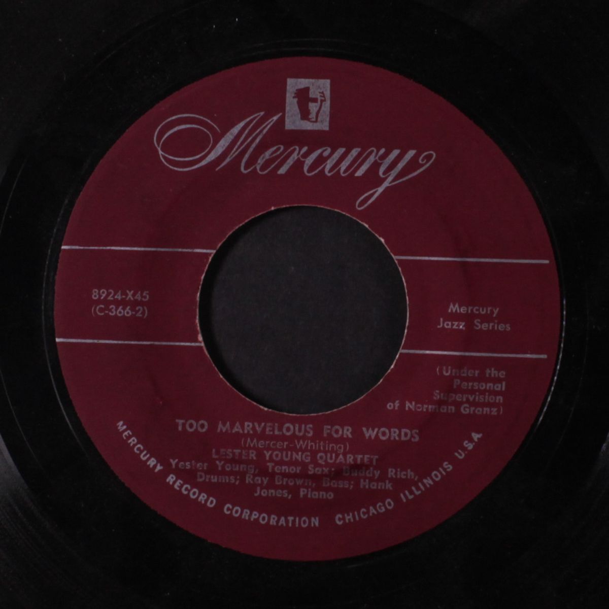 too marvelous for words / encore by LESTER YOUNG