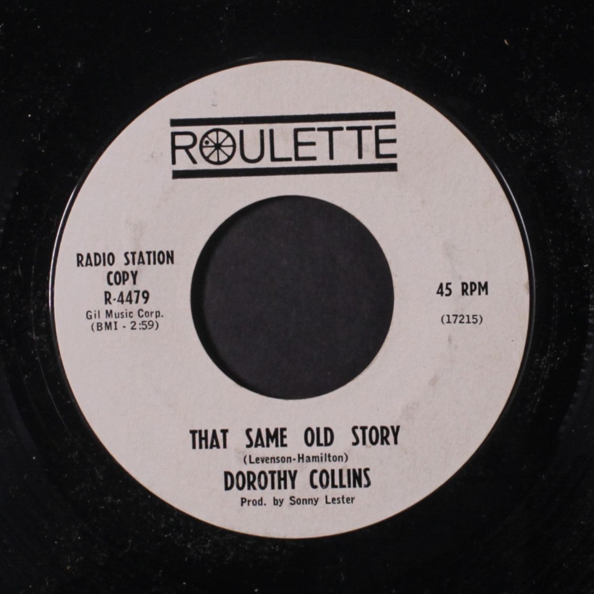 that same old story / sweeter than honey (are your kisses) by DOROTHY COLLINS
