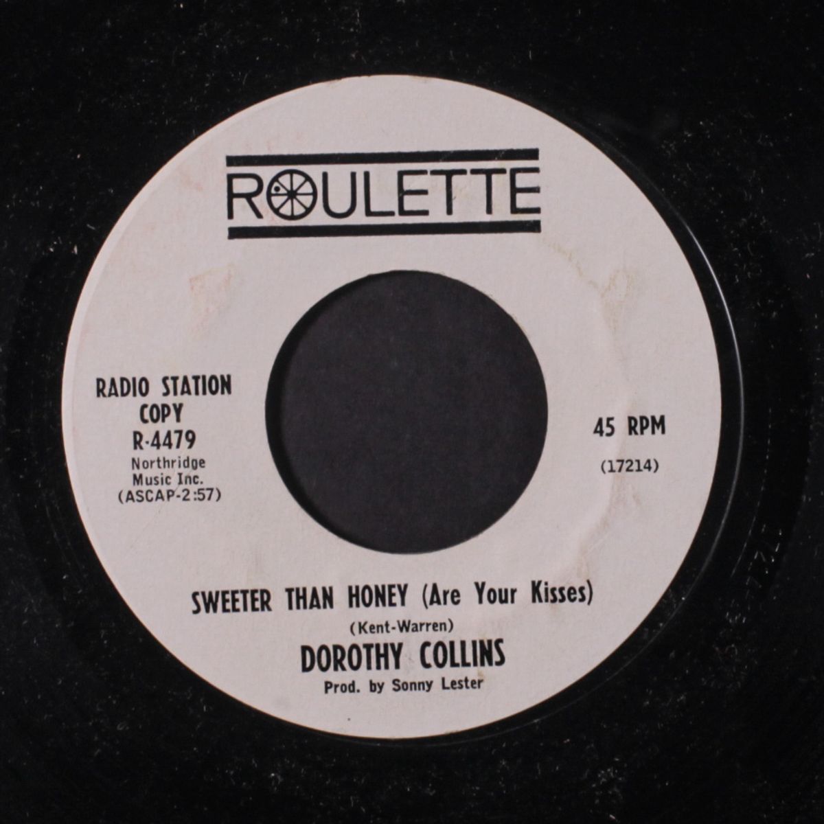 that same old story / sweeter than honey (are your kisses) by DOROTHY COLLINS