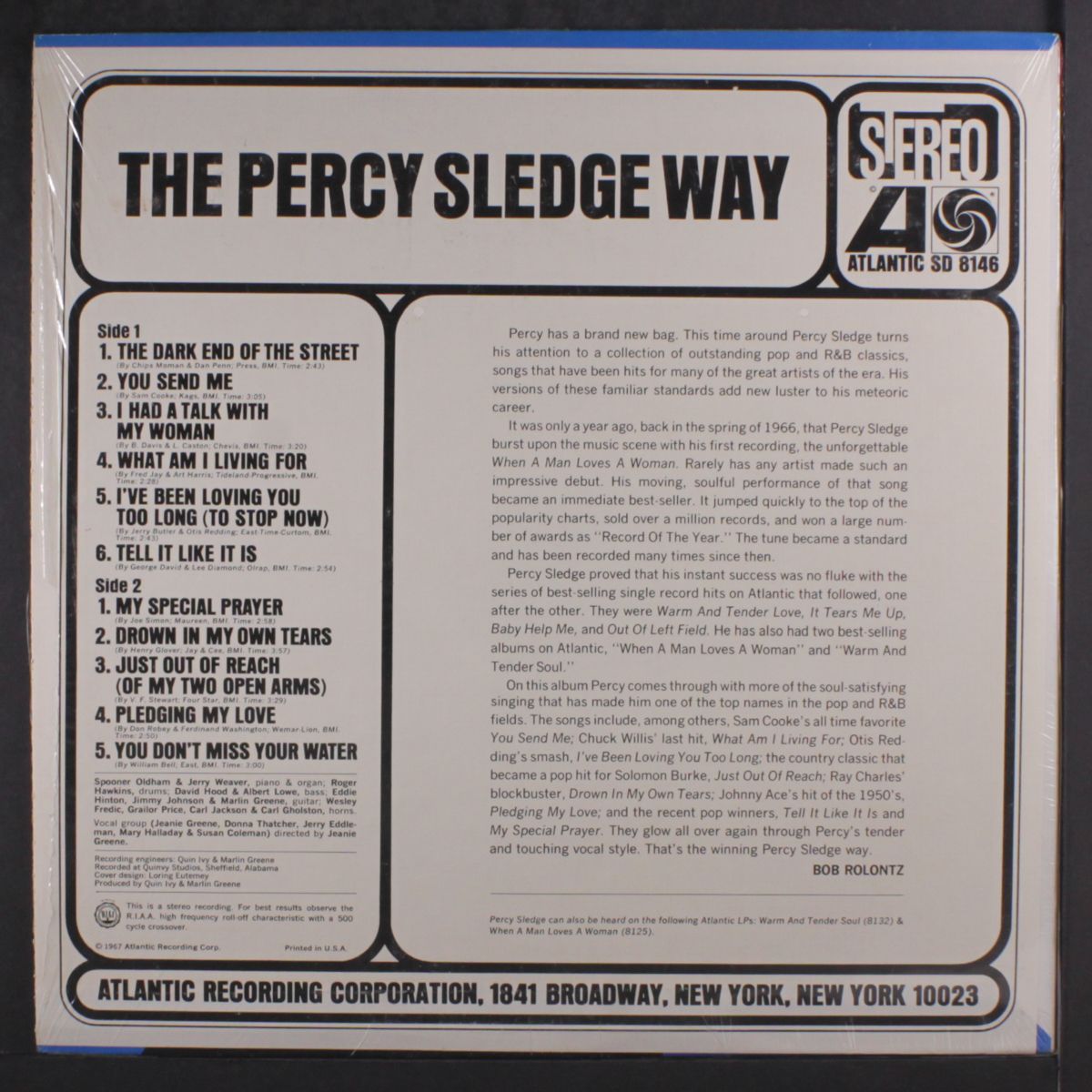 the percy sledge way by PERCY SLEDGE