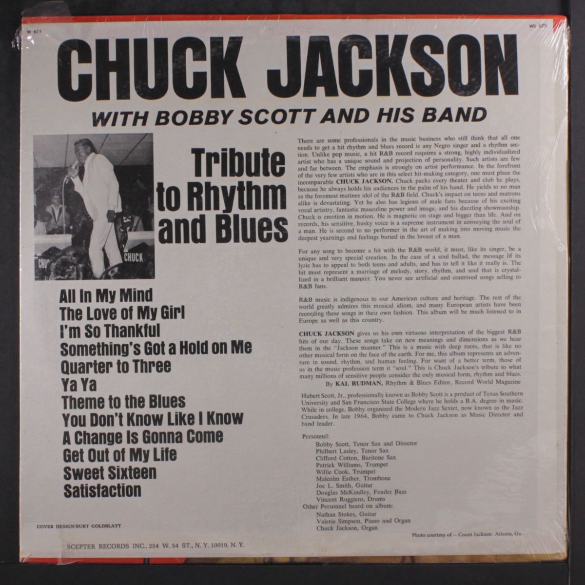 tribute to rhythm and blues by CHUCK JACKSON
