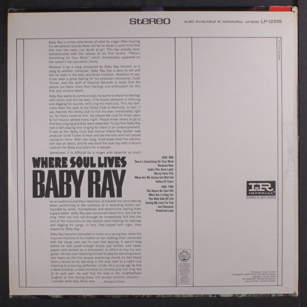 where soul lives by BABY RAY