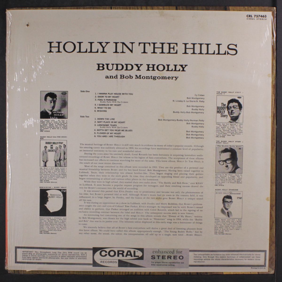 holly in the hills by BUDDY HOLLY