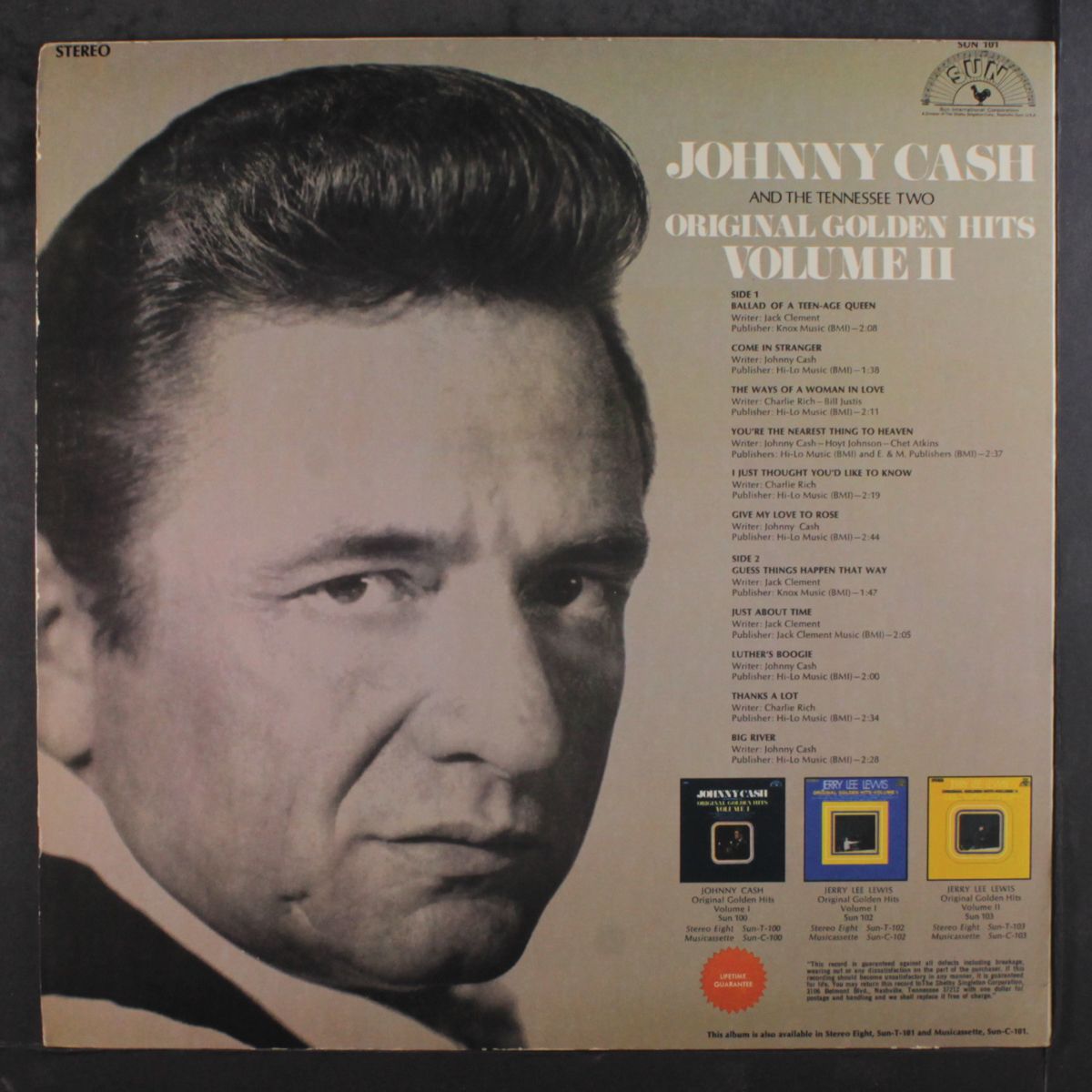 original golden hits, vol. 2 by JOHNNY CASH