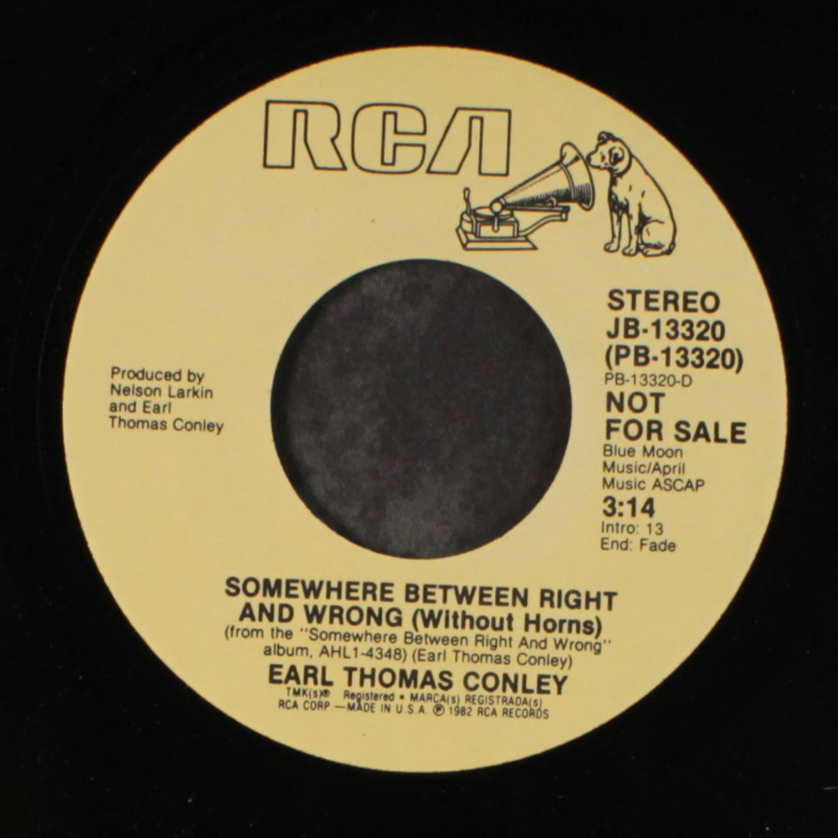 somewhere between right and wrong / (without horns) by EARL THOMAS CONLEY