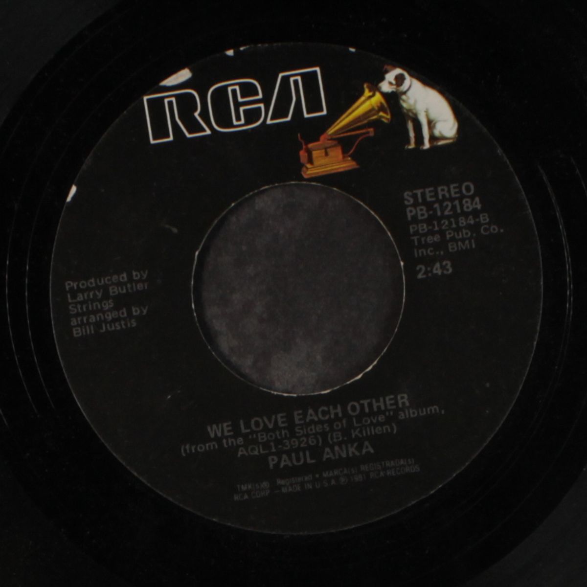 think i'm in love again / we love each other by PAUL ANKA