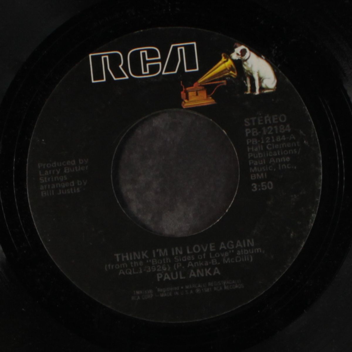 think i'm in love again / we love each other by PAUL ANKA