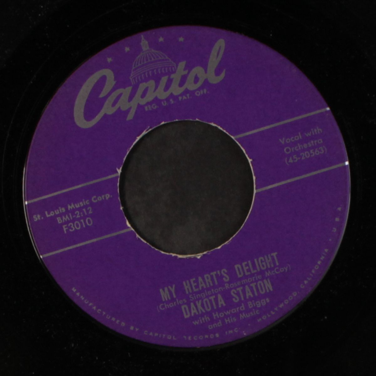 my heart's delight / what do you know about love by DAKOTA STATON