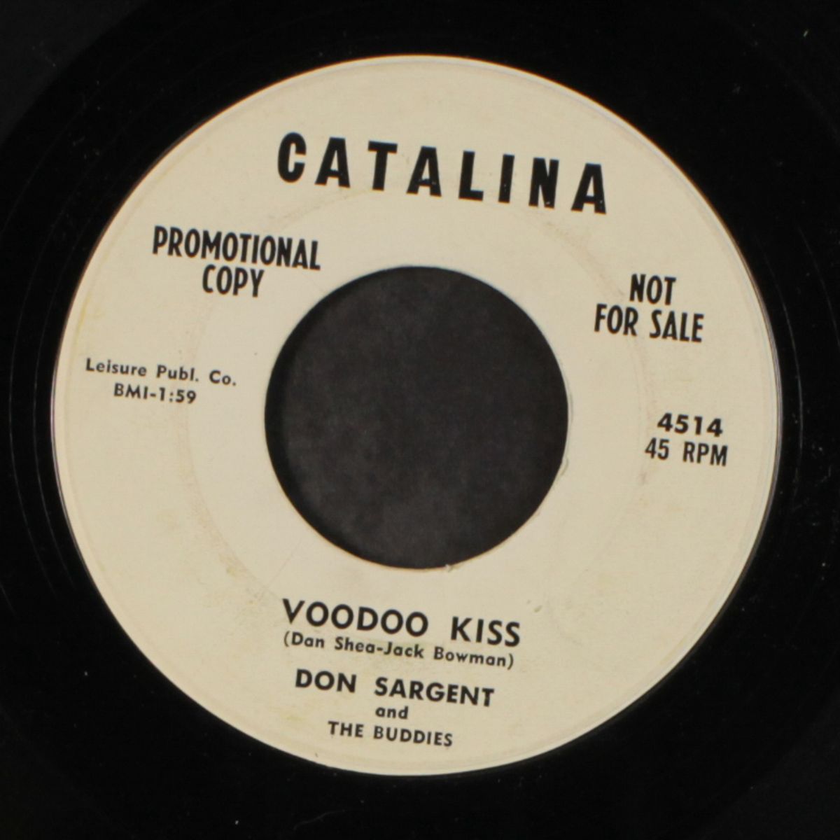 voodoo kiss / leadfoot by DON SARGENT