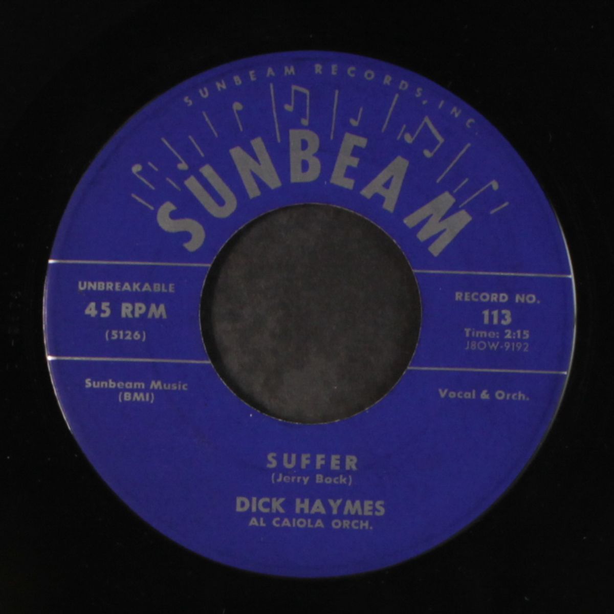 suffer / as young as you feel by DICK HAYMES