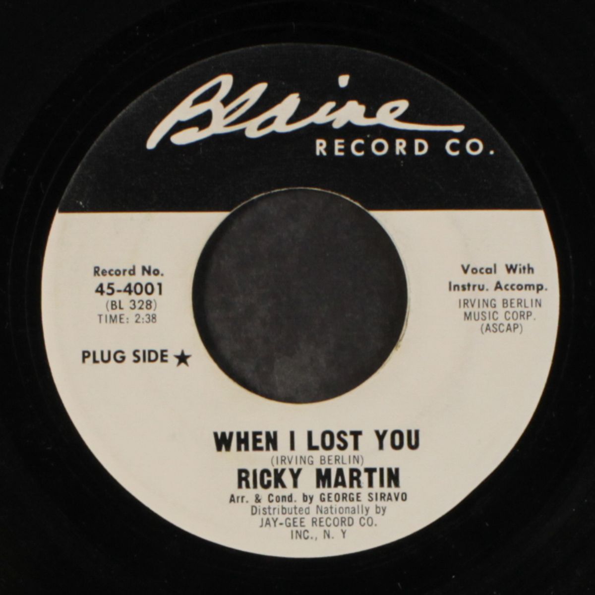 when i lost you / and that reminds me by RICKY MARTIN