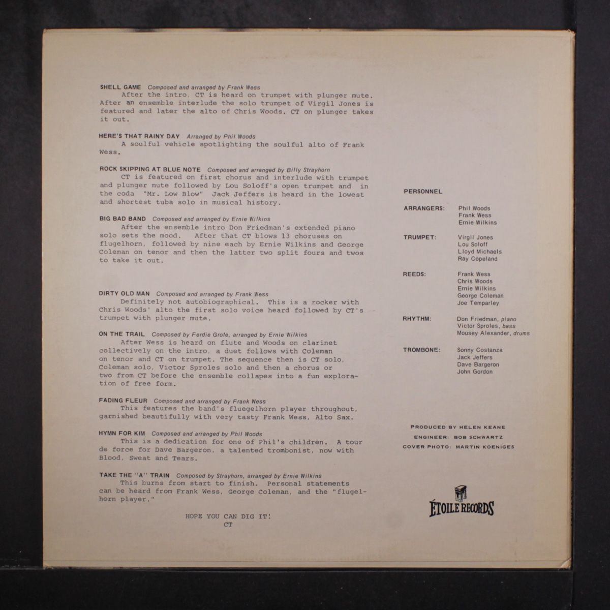 big bad band in concert, live by CLARK TERRY