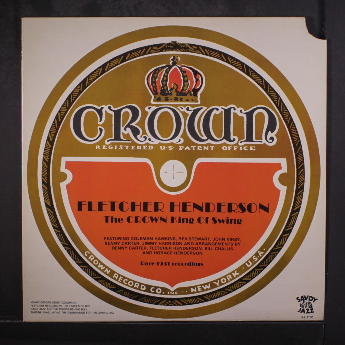 the crown king of swing by FLETCHER HENDERSON