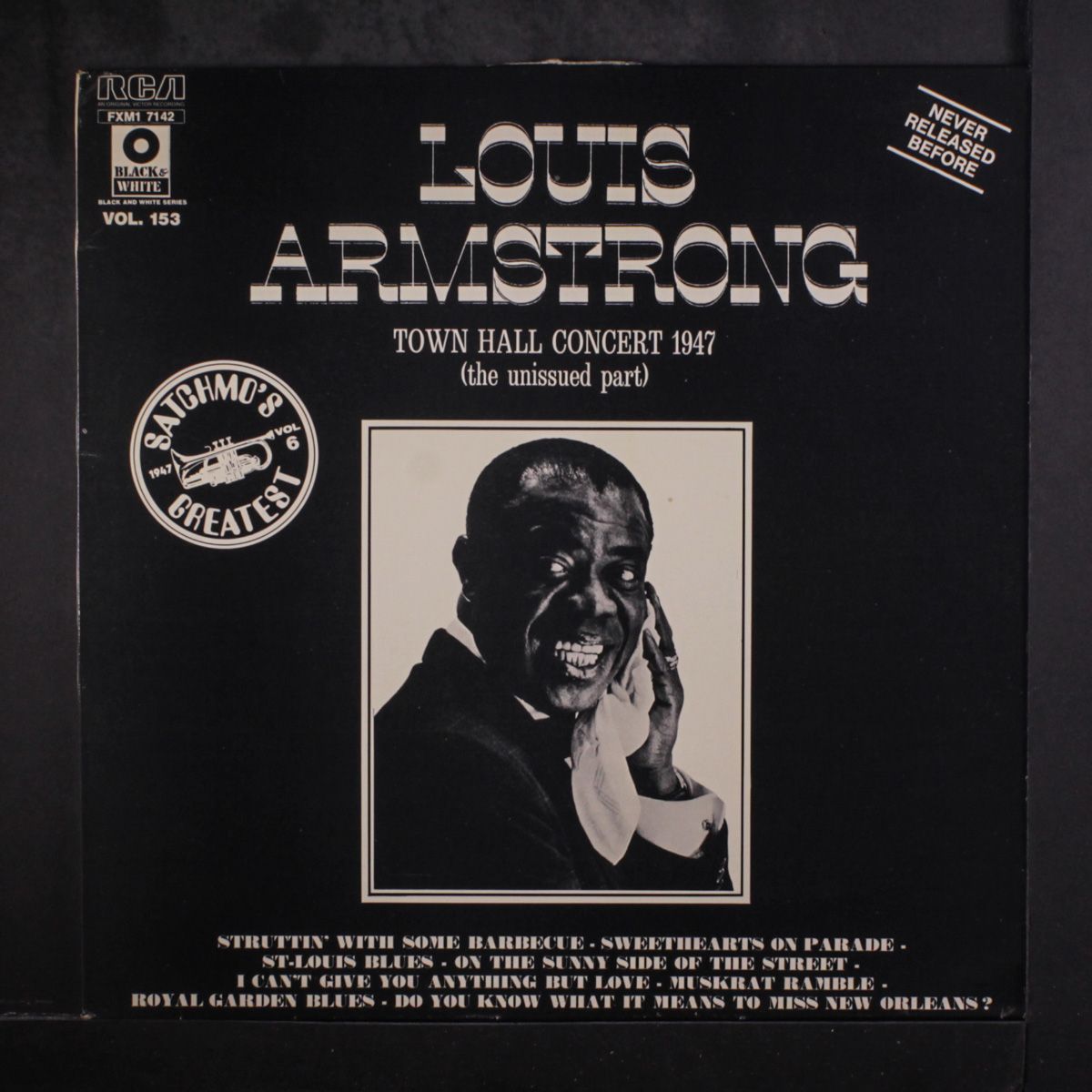 town hall concert 1947 by LOUIS ARMSTRONG