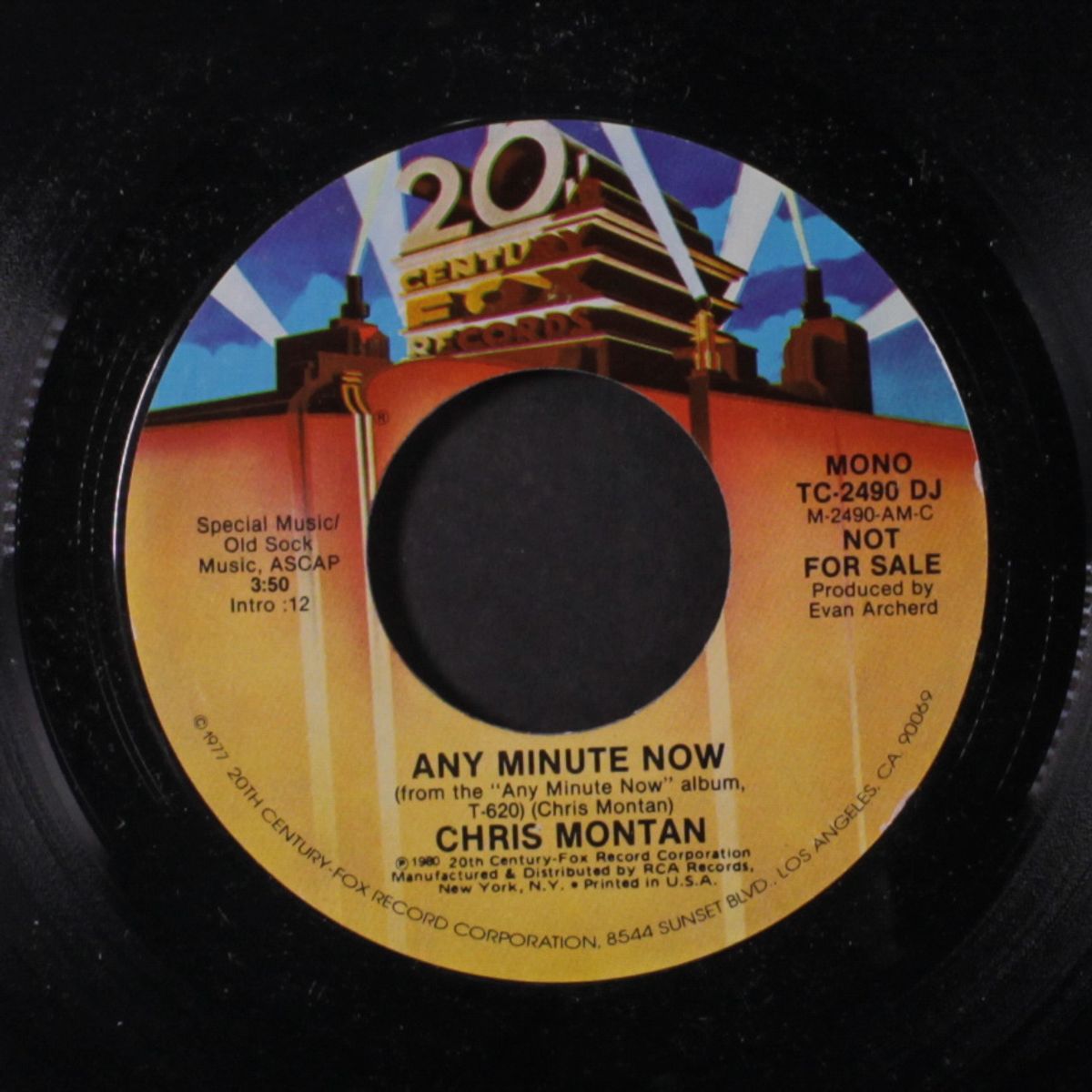 any minute now / mono by CHRIS MONTAN