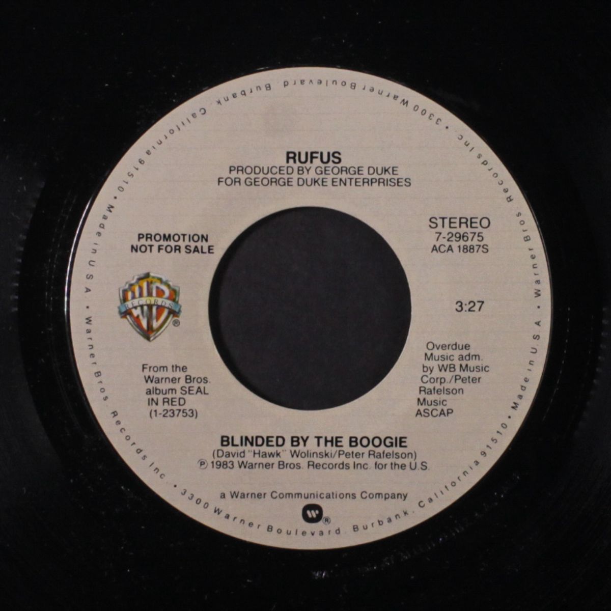 blinded by the boogie / mono by RUFUS
