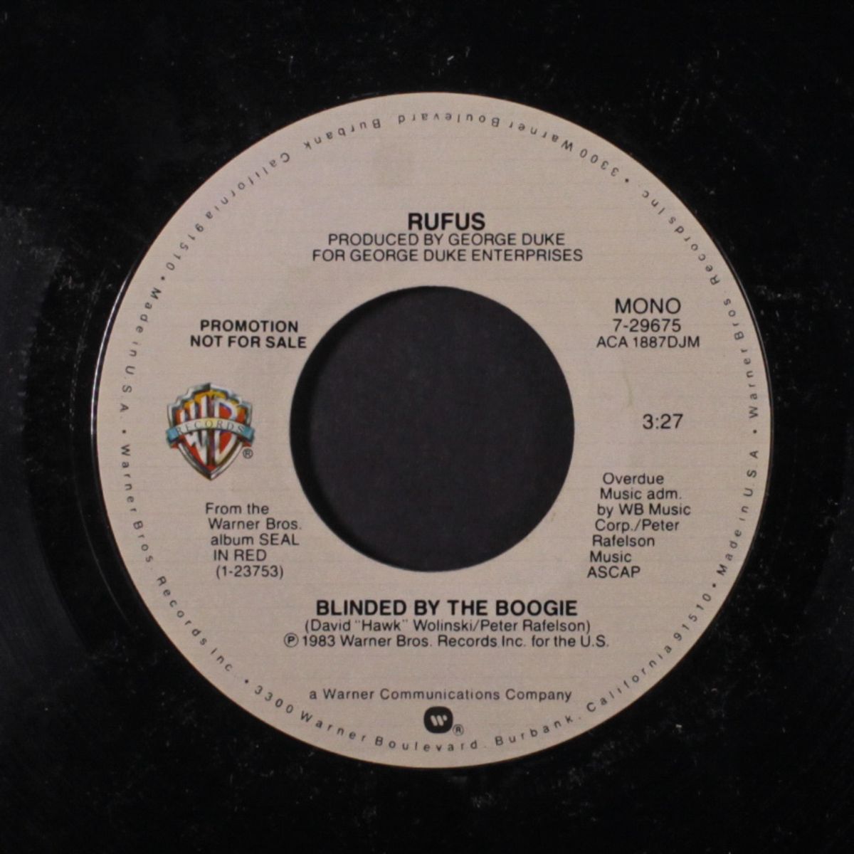 blinded by the boogie / mono by RUFUS