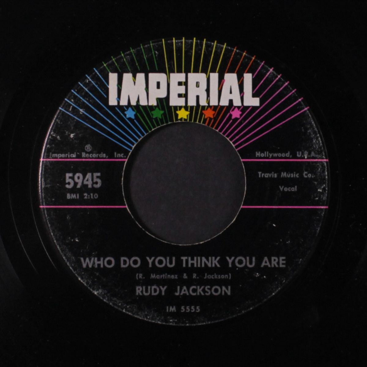 who do you think you are / go on lover, go on by RUDY JACKSON