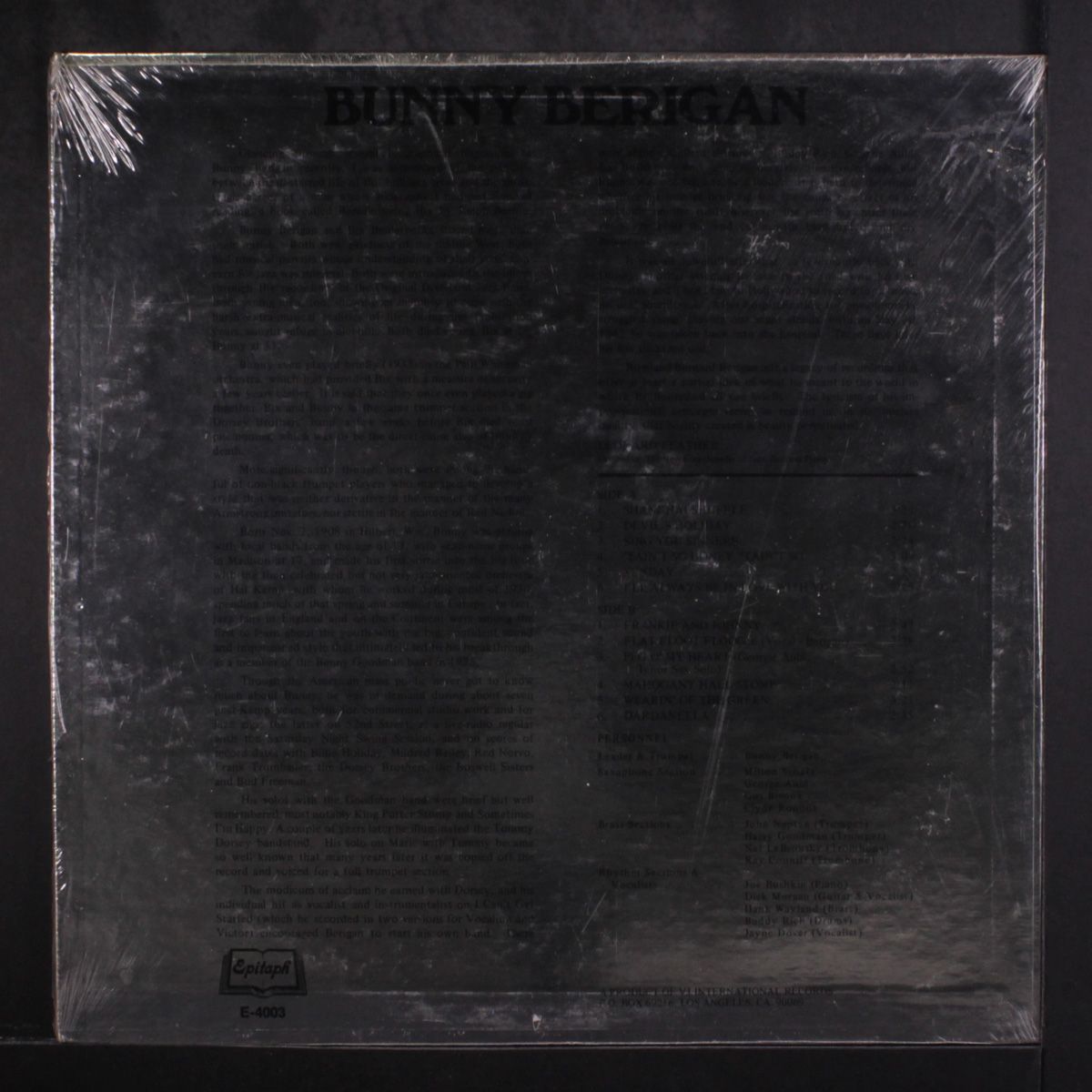 1909-1942 by BUNNY BERIGAN