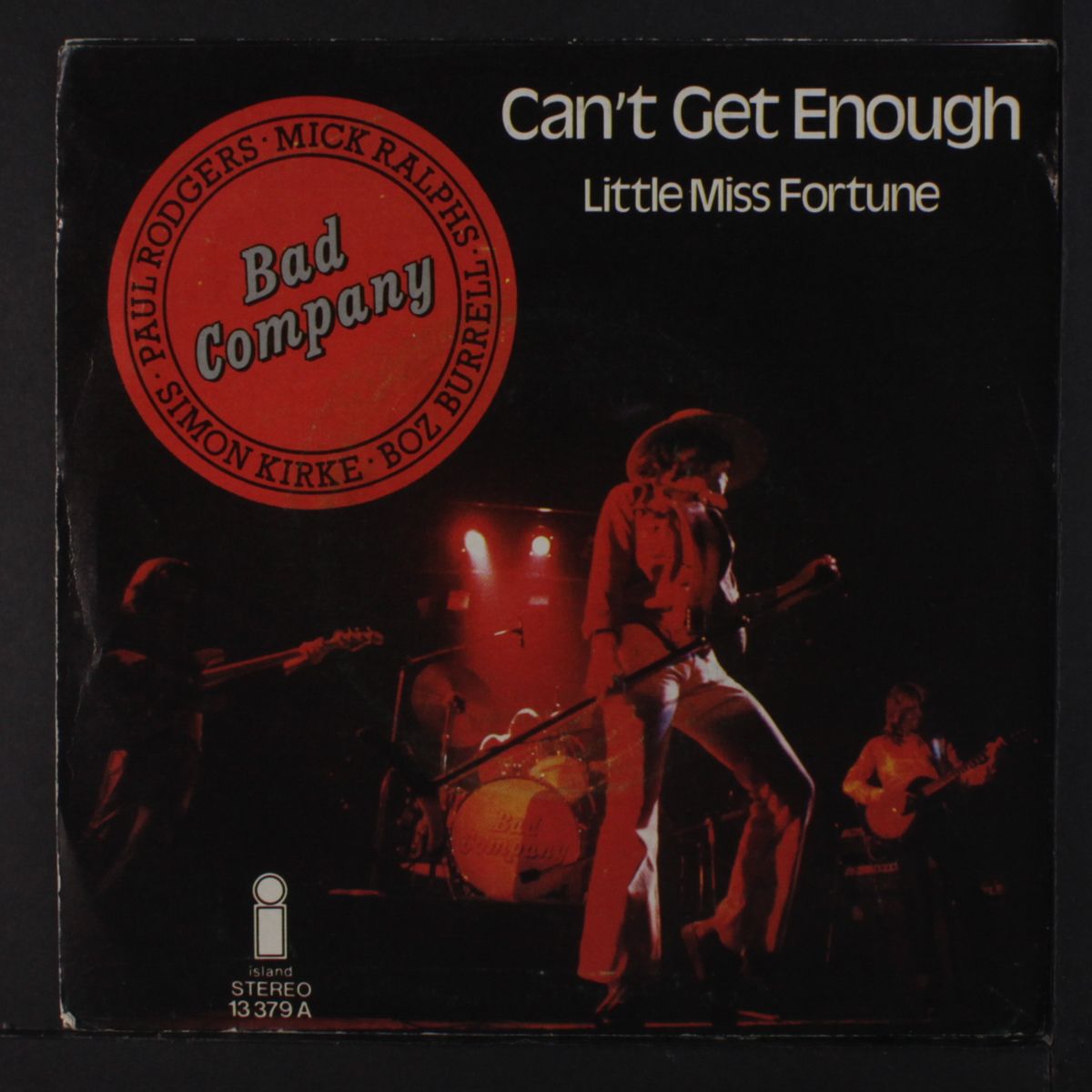 can't get enough / little miss fortune by BAD COMPANY
