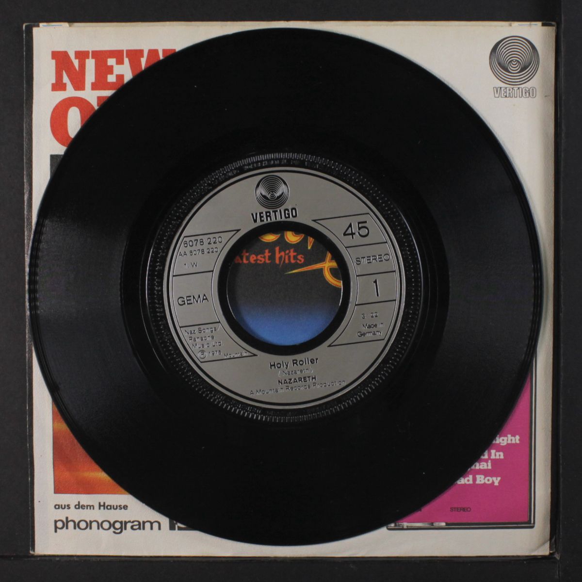holy roller / railroad boy by NAZARETH