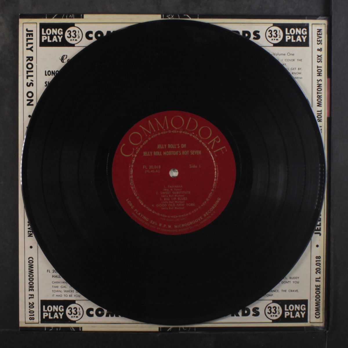 jelly rolls on by JELLY ROLL MORTON