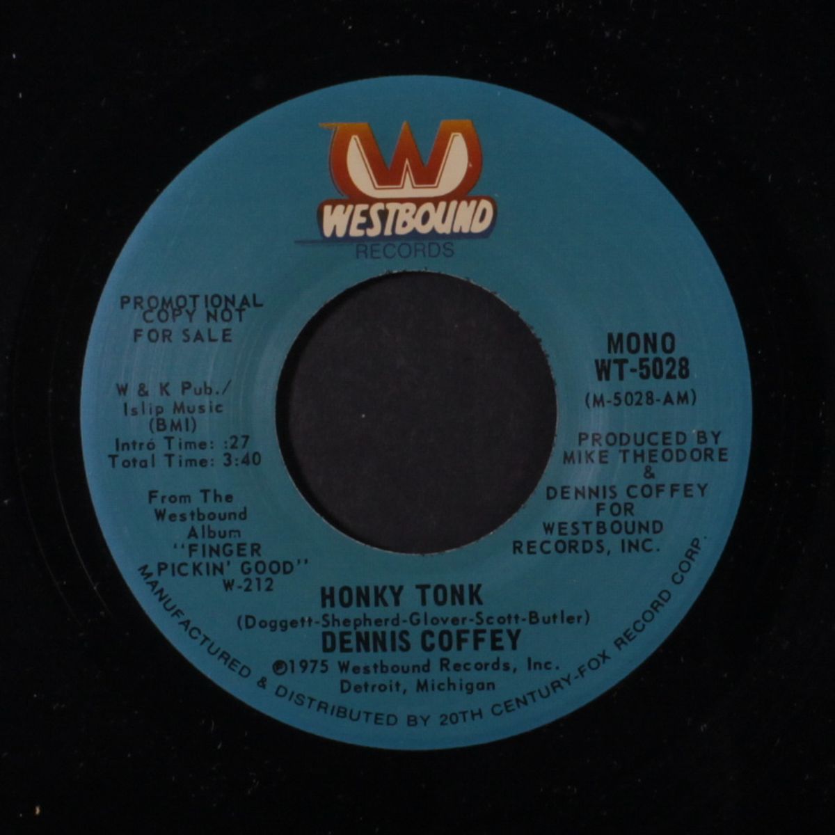 honky tonk / mono by DENNIS COFFEY