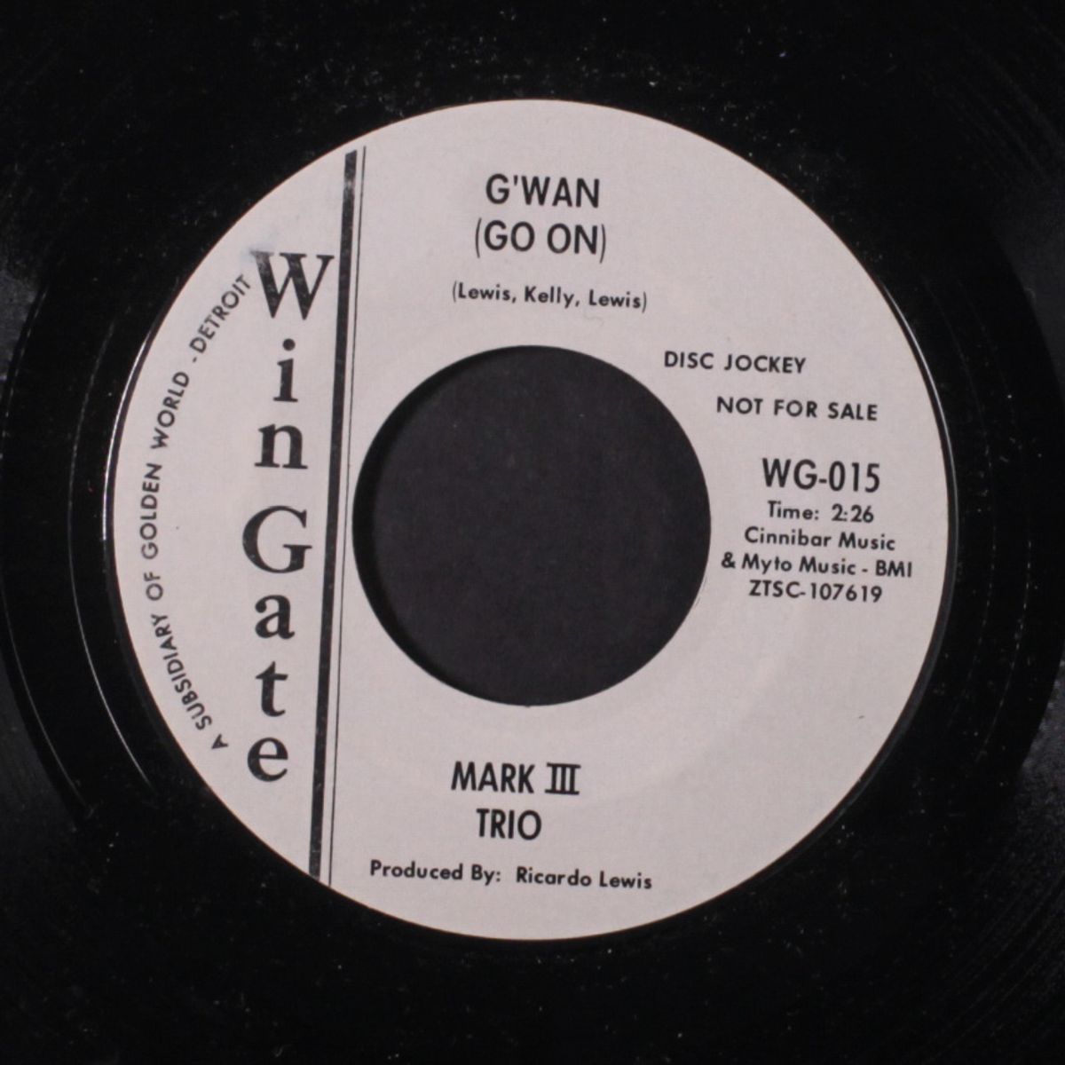 good grease / g'wan (go on ) by MARK III TRIO