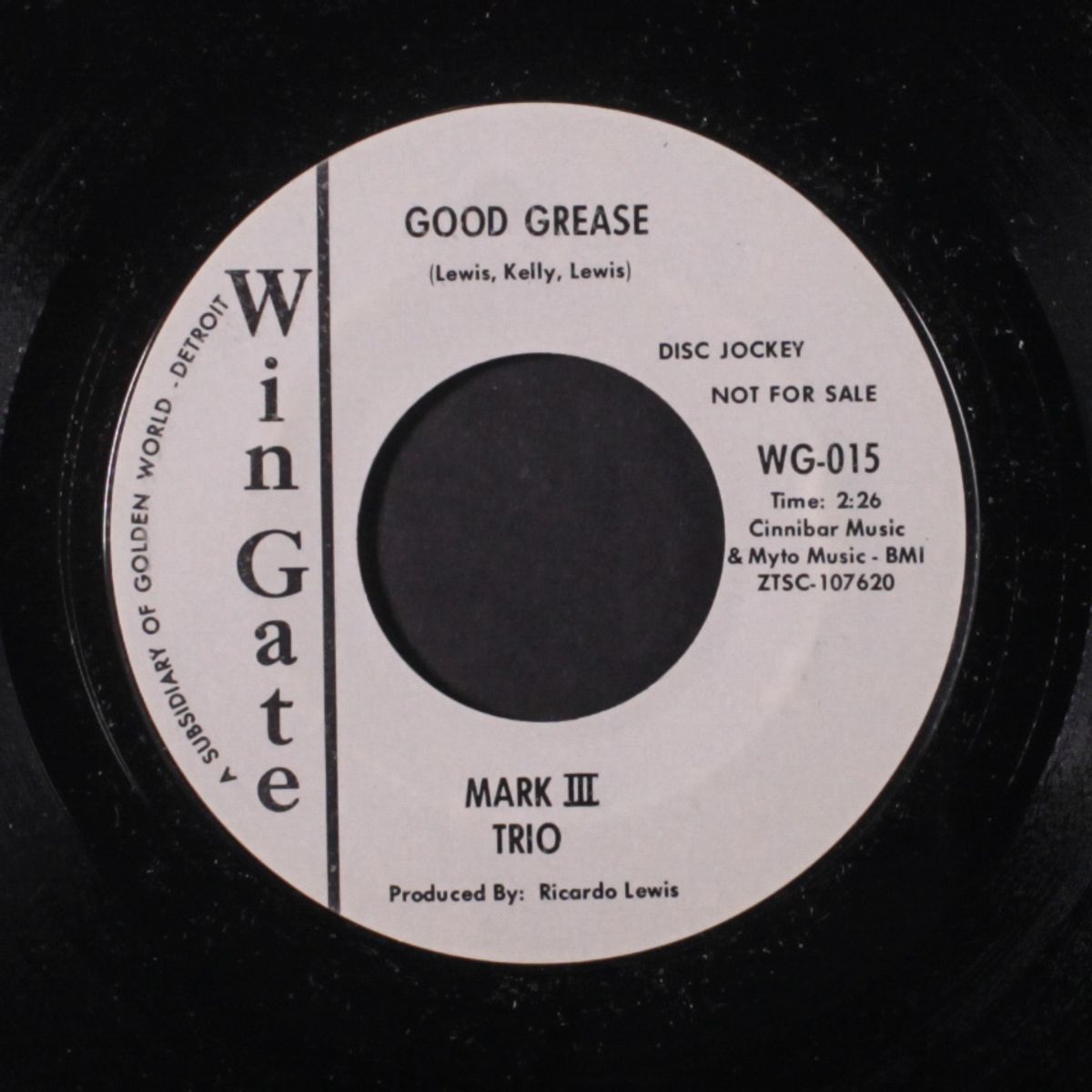 good grease / g'wan (go on ) by MARK III TRIO