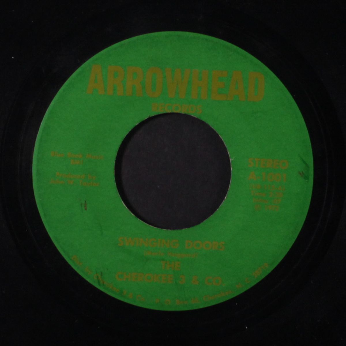 down yonder / swinging doors by CHEROKEE 3 & CO.
